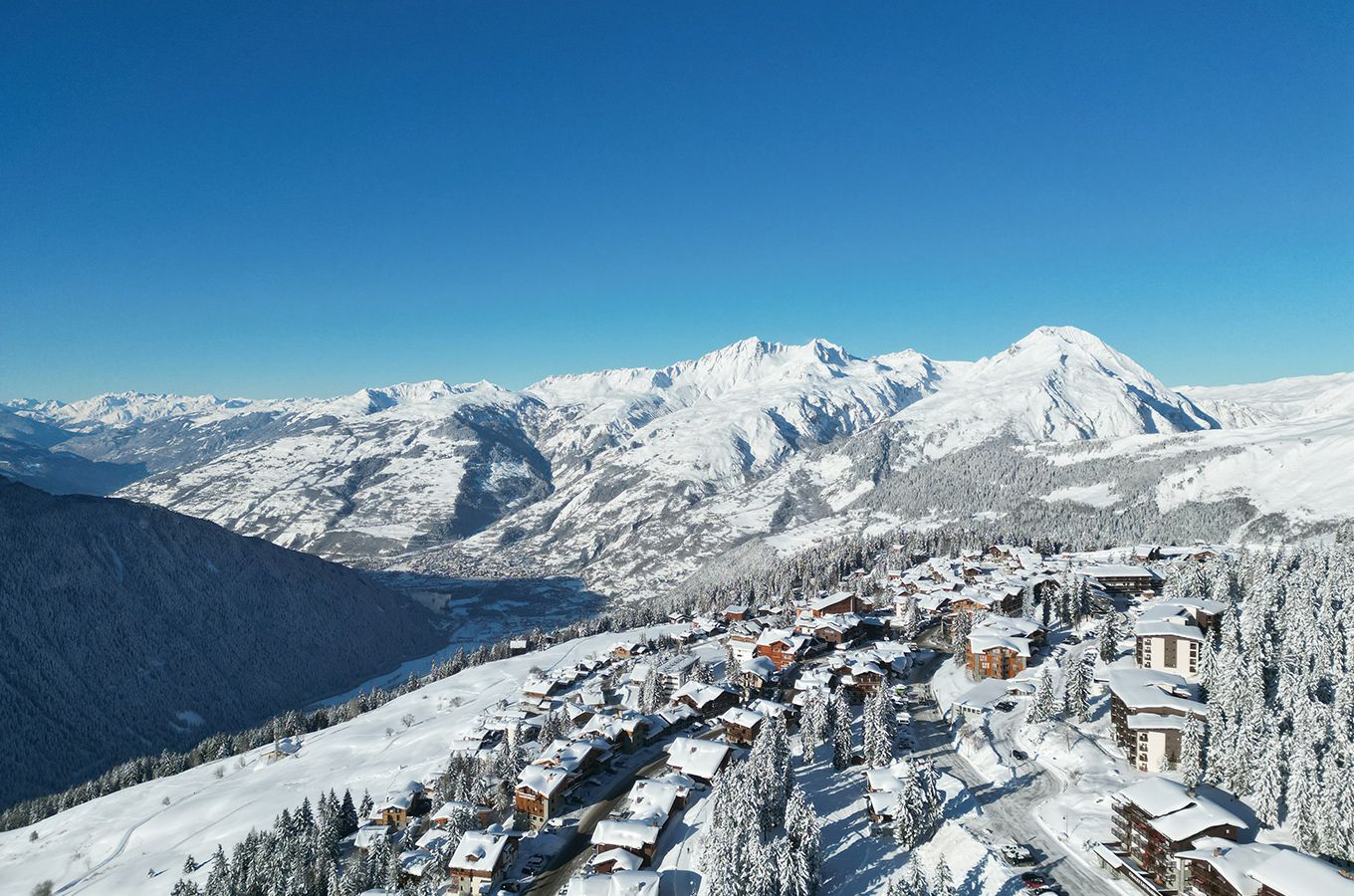 Photo drone en montagne